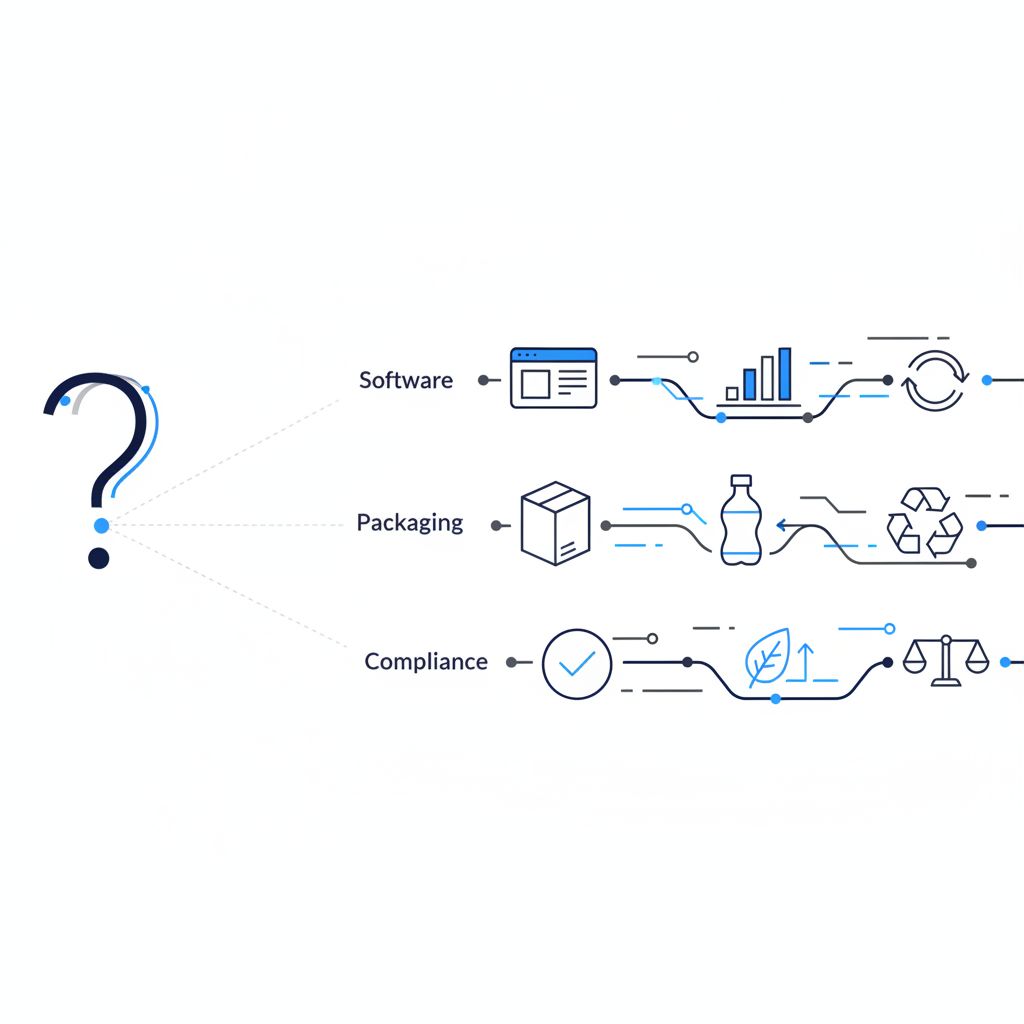 Packa vs. Recyda vs. PreZero SPOT: Der ultimative PPWR-Software Vergleich 2025
